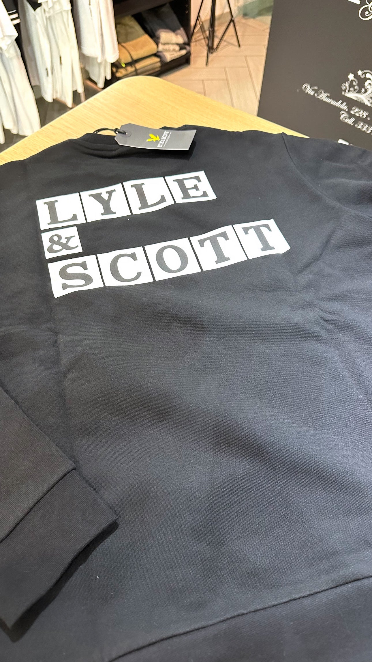 Felpa Girocollo Lyle e Scott