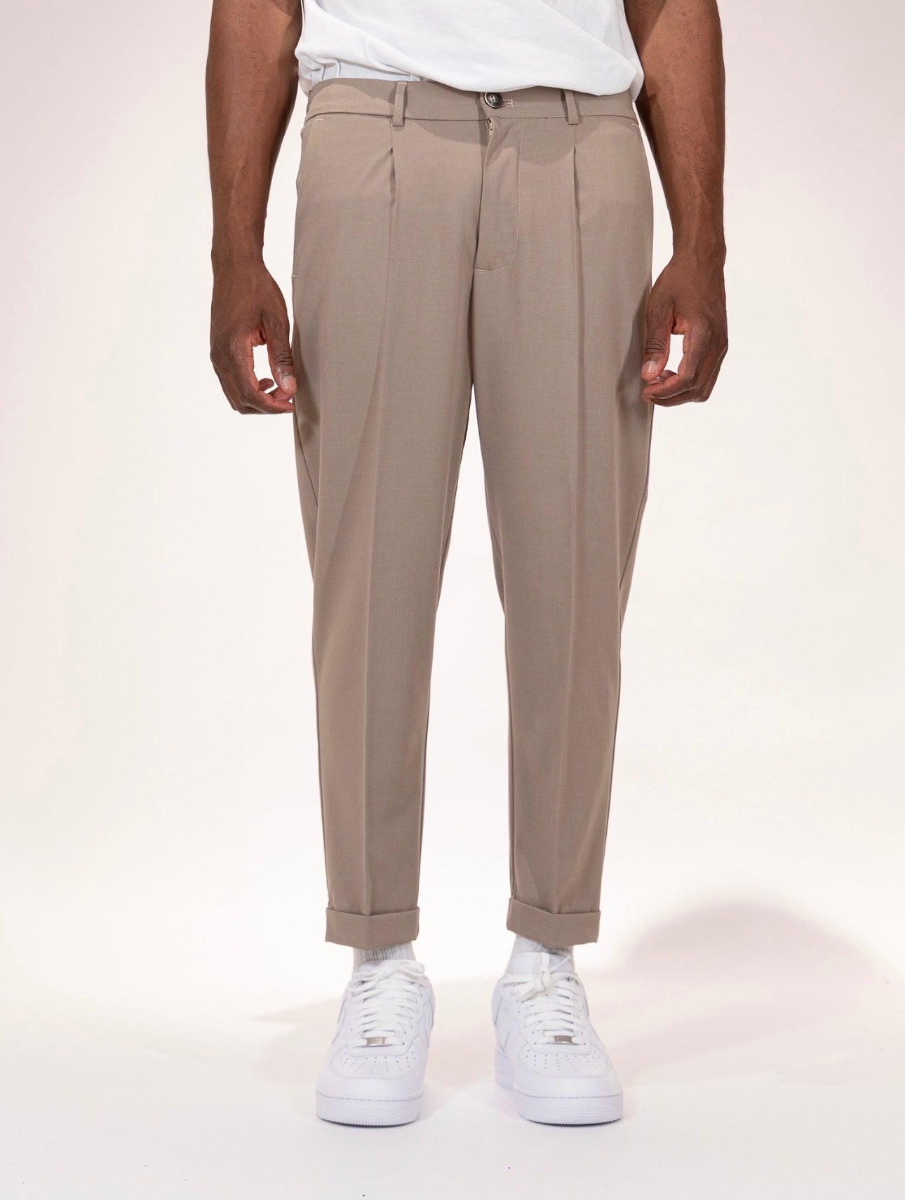 Pantalone Soldier Semisartoriale Beige
