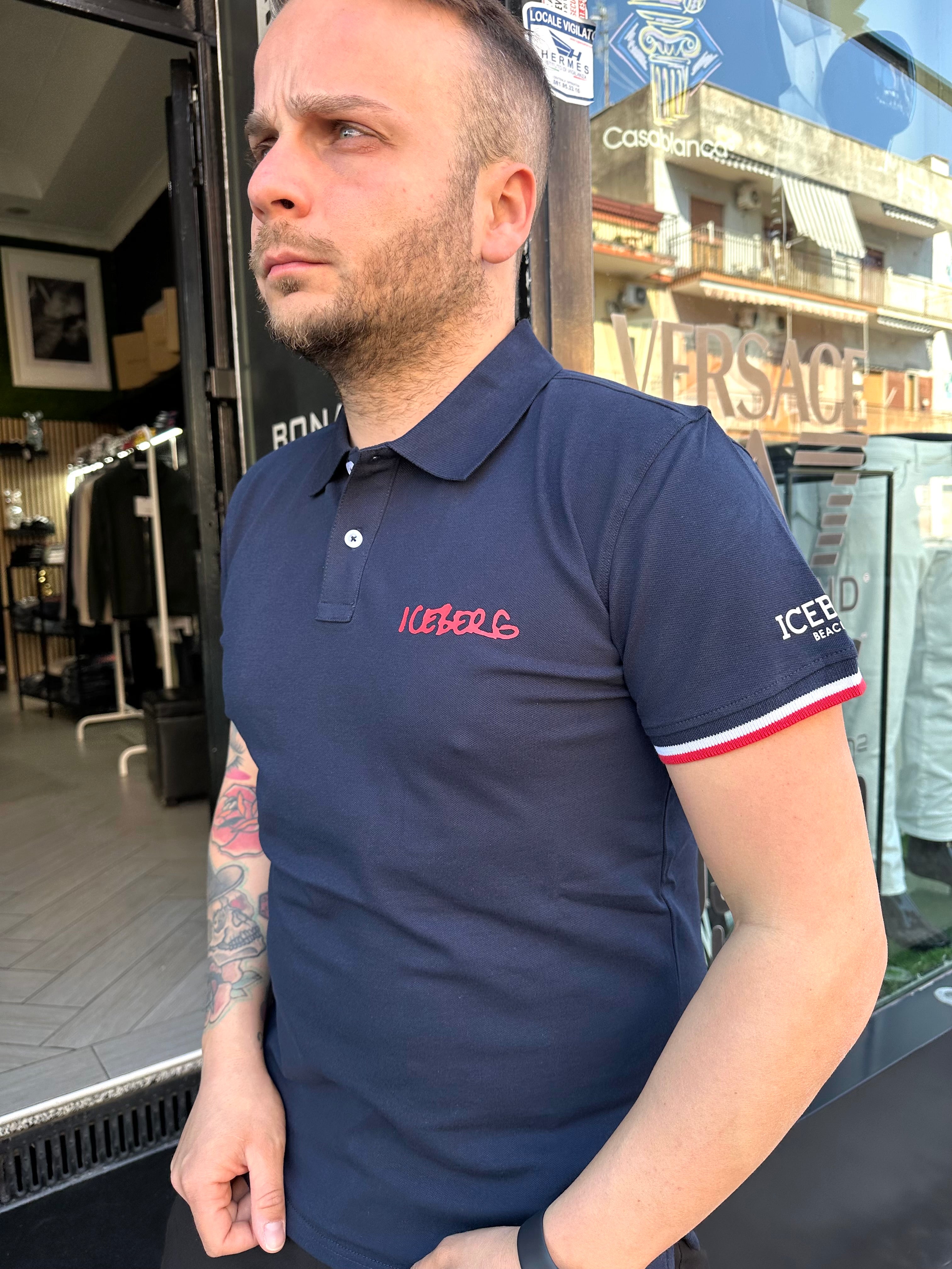 Polo Iceberg Blu