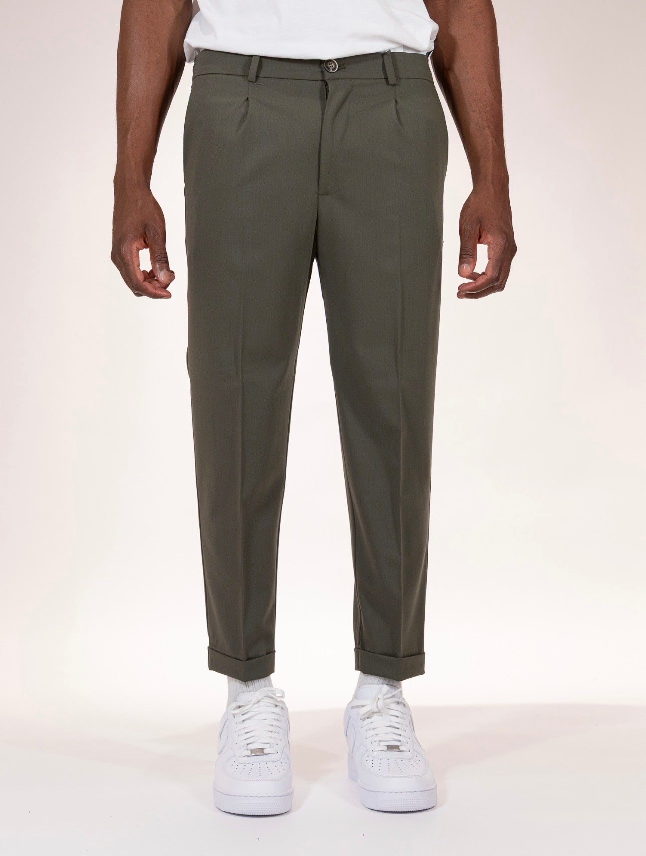 Pantalone Soldier Semisartoriale Verde