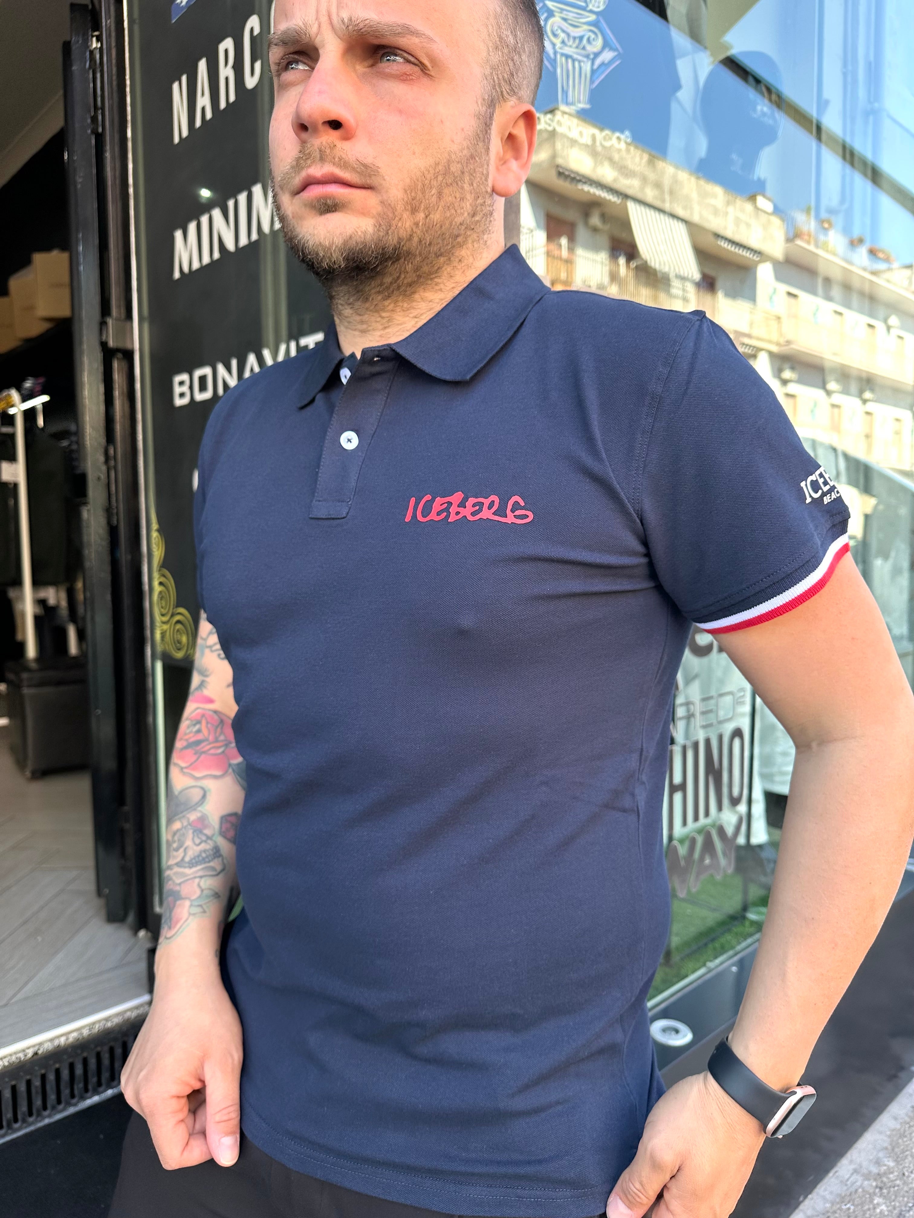 Polo Iceberg Blu