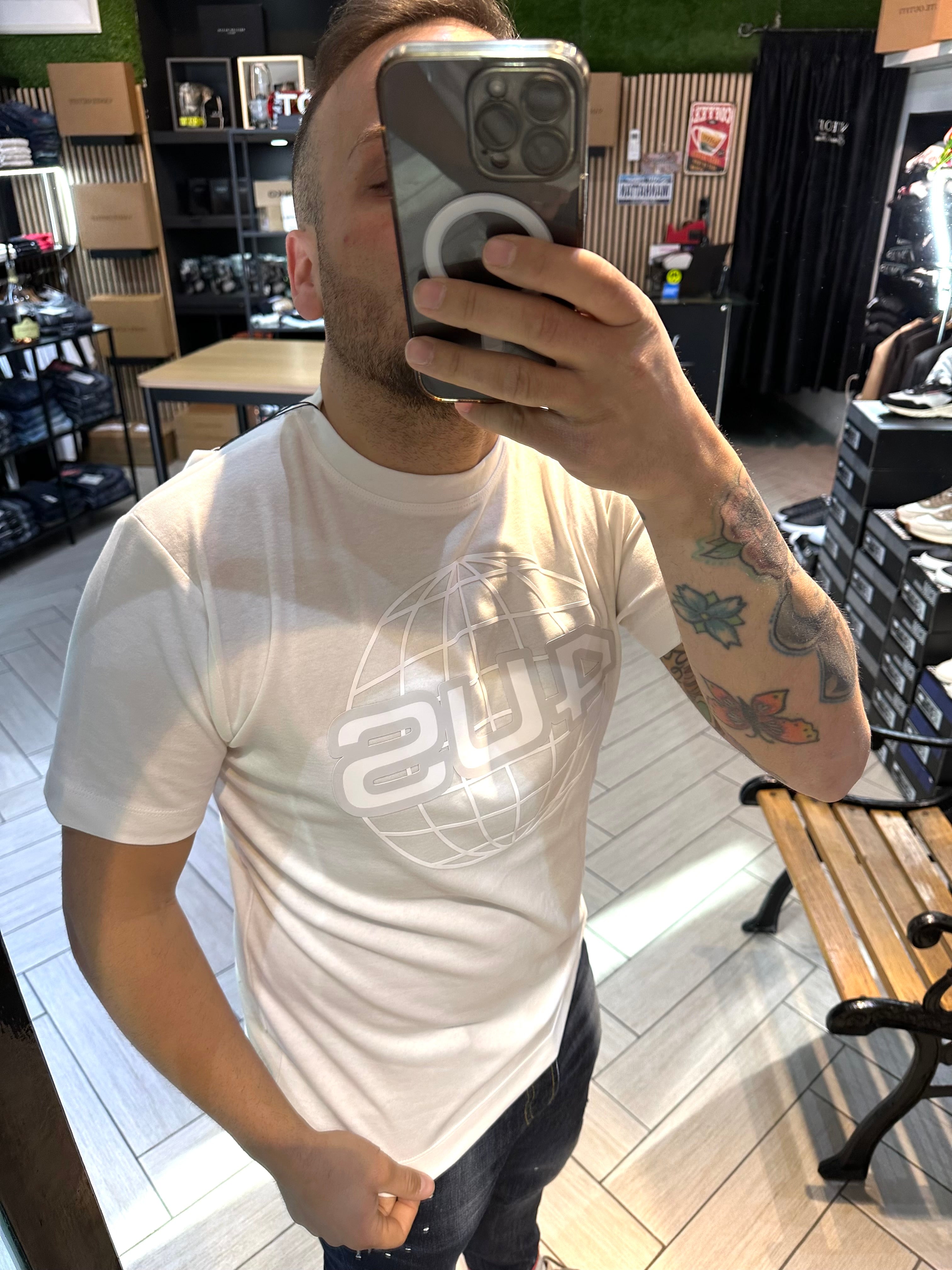 T-Shirt 4US PACIOTTI Panna