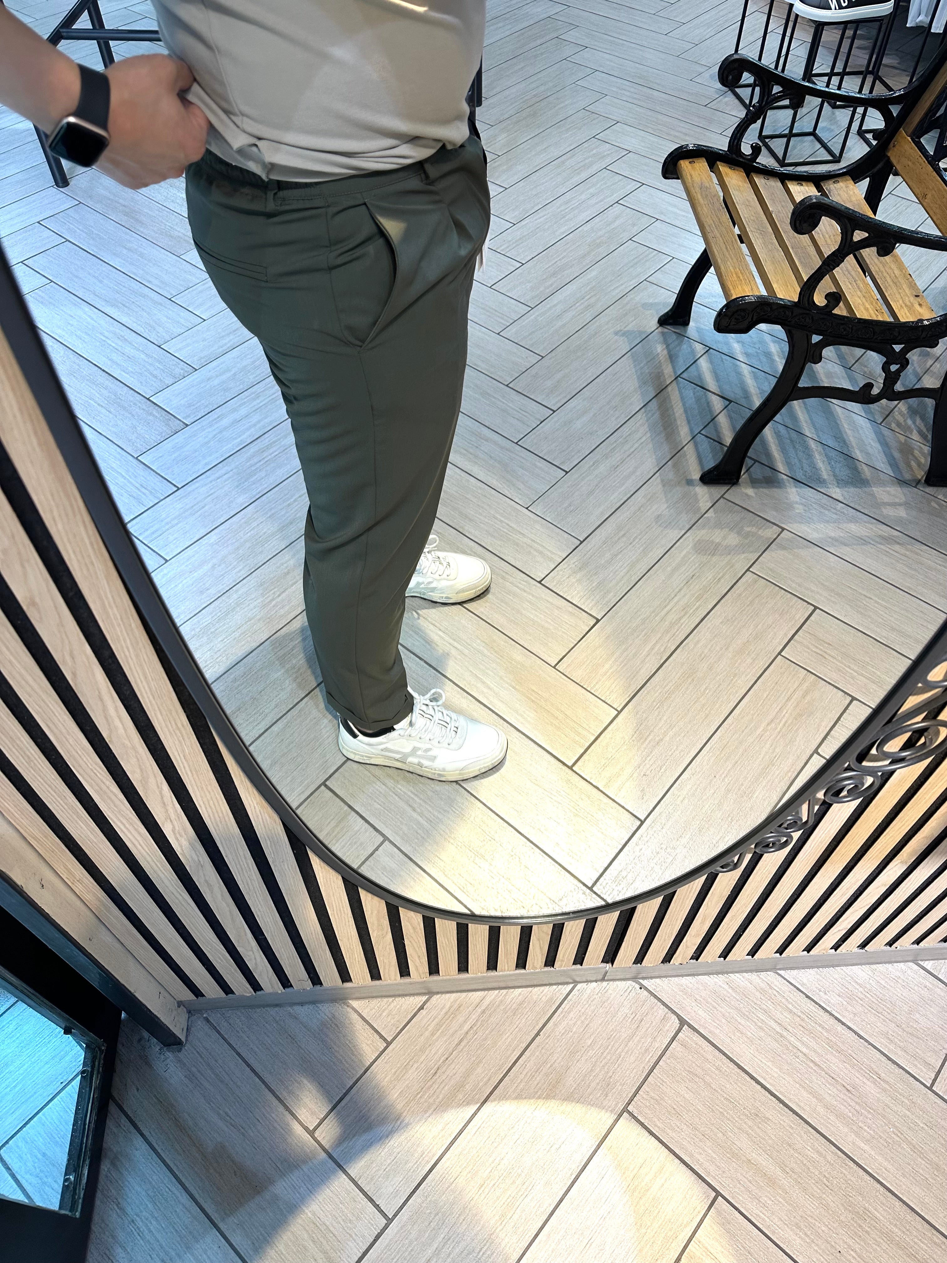 Pantalone Semisartoriale Soldier verde
