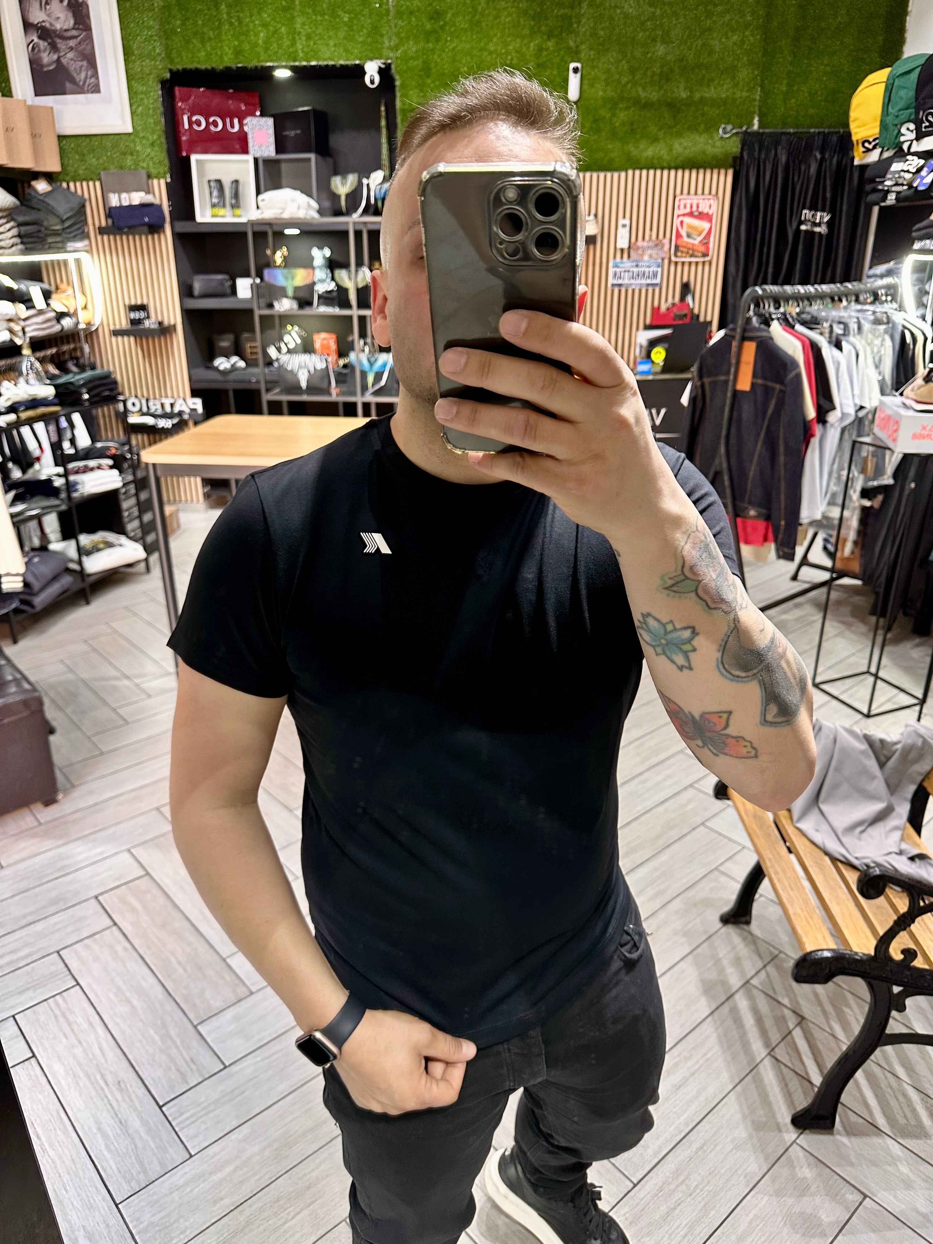 t-shirt Kway logo gommato