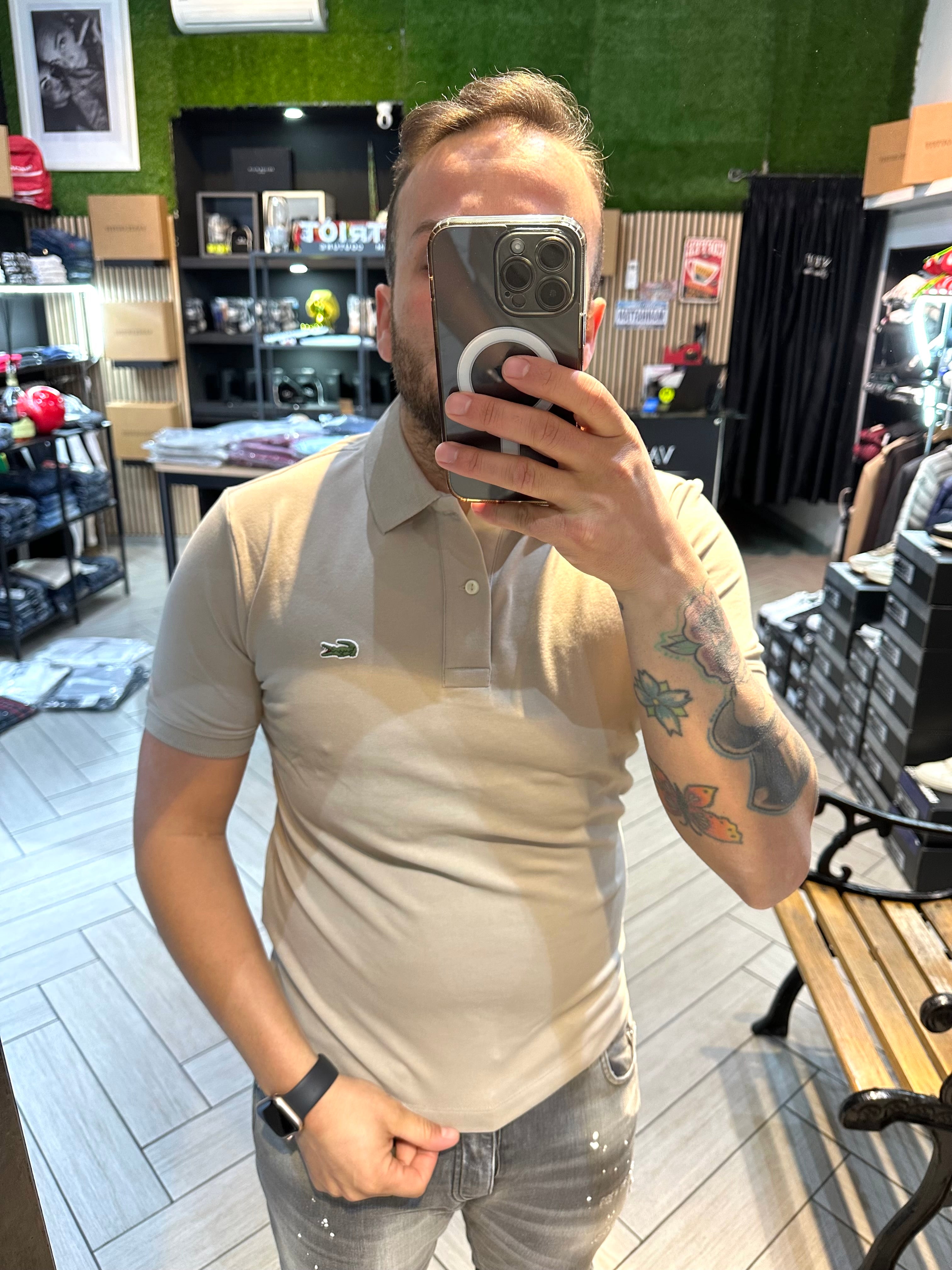 Polo Lacoste Nocciola