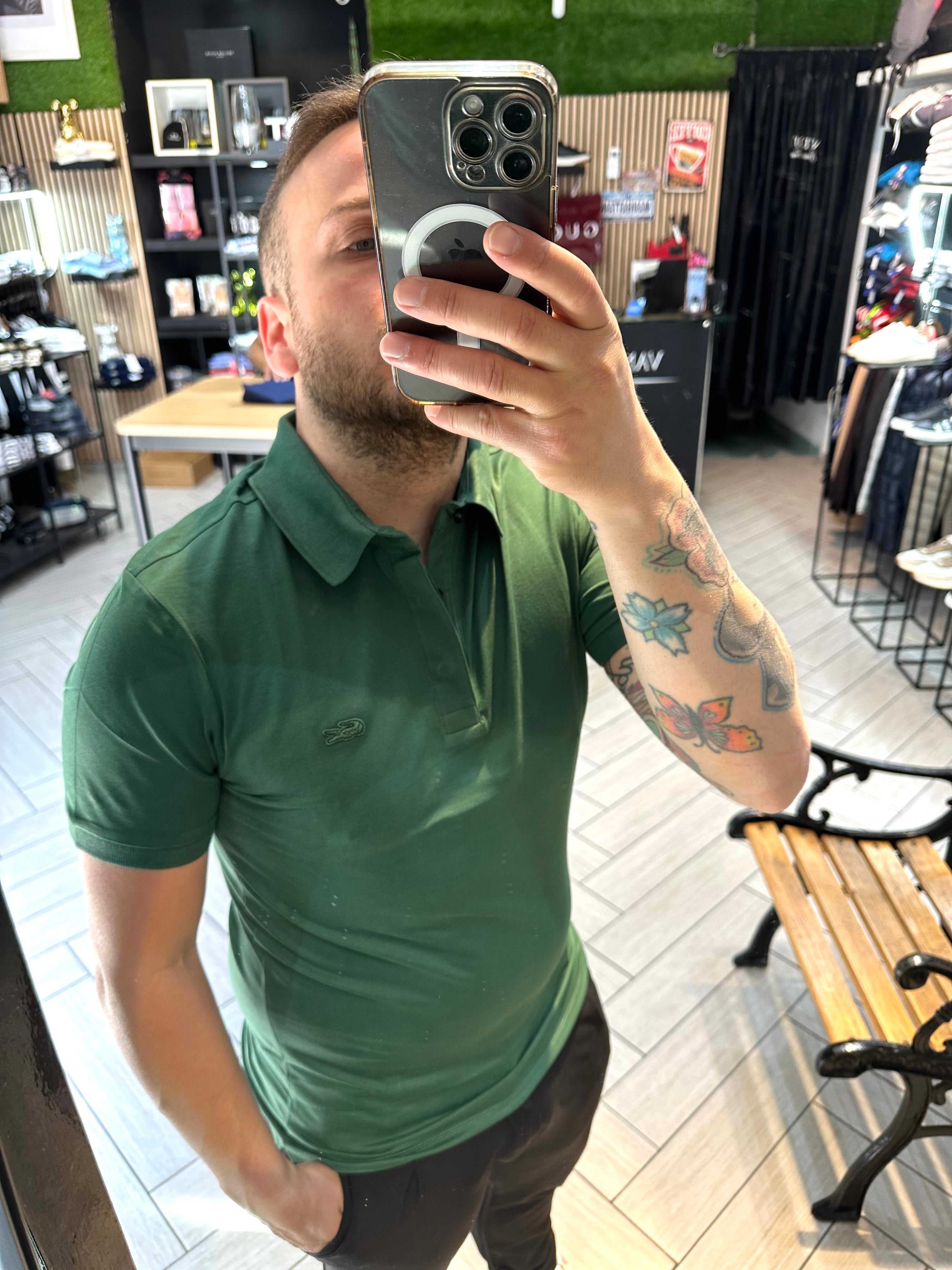 Polo LACOSTE verde