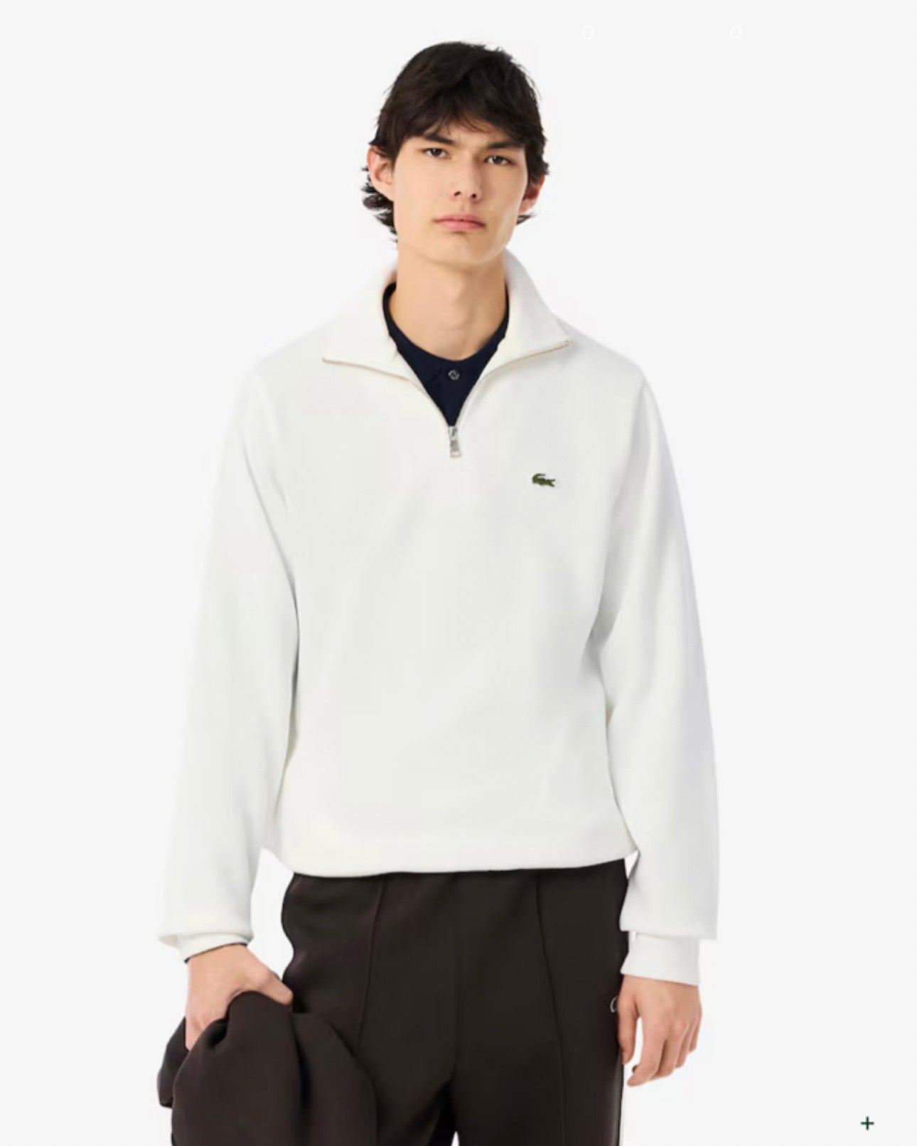 Felpa Lacoste con zip