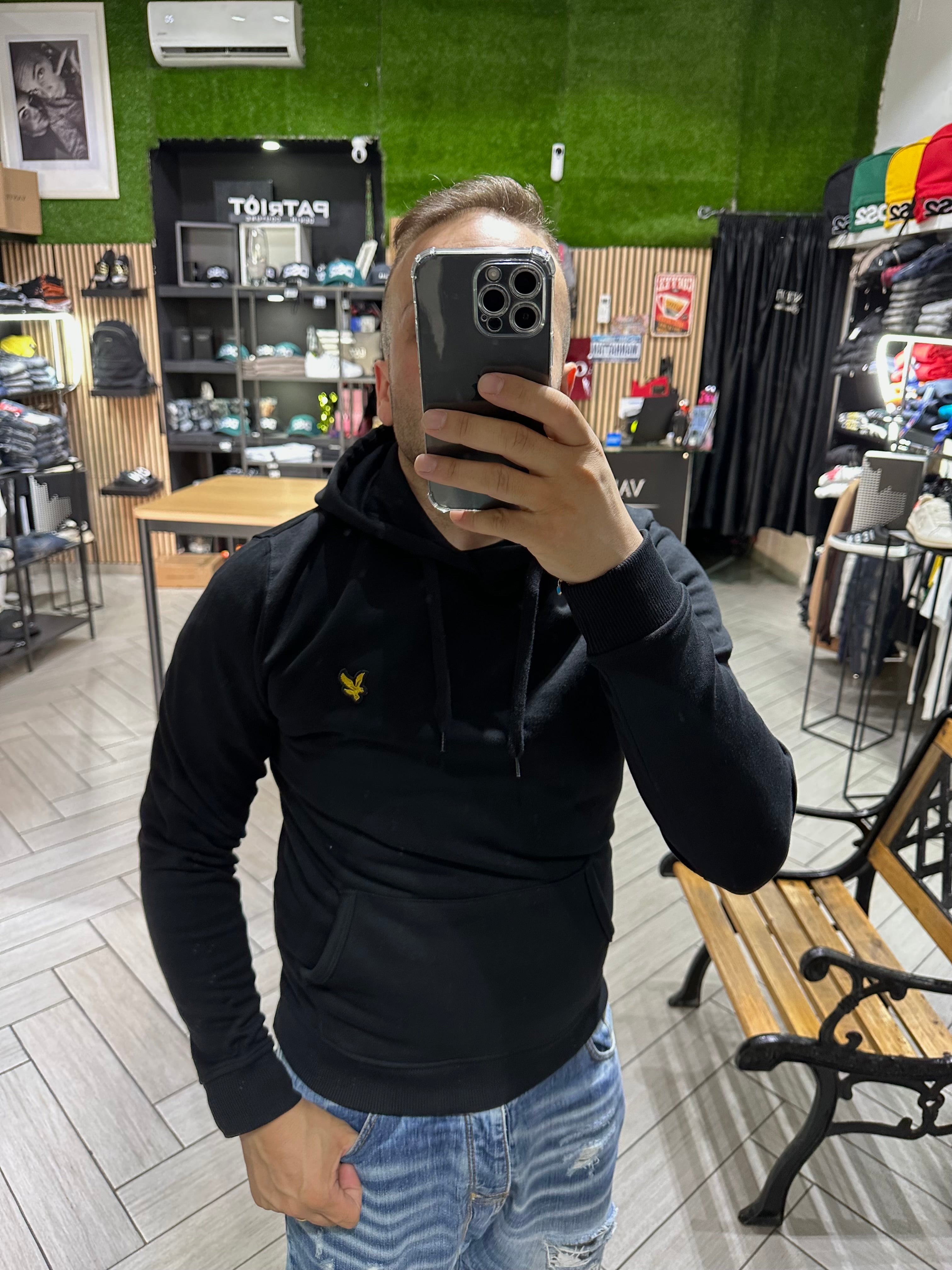 Felpa Lyle e Scott con cappuccio