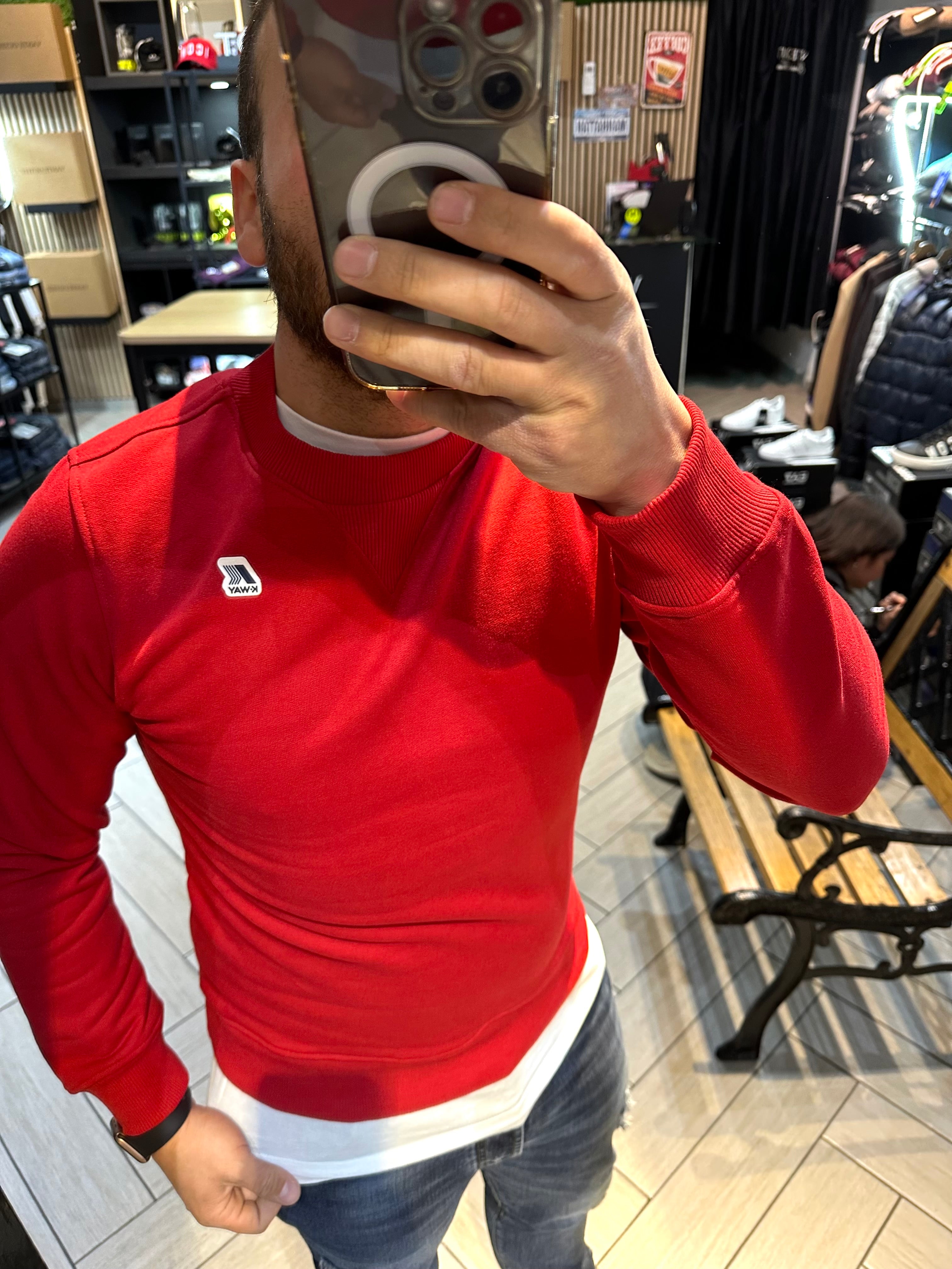 Felpa Kway Rossa
