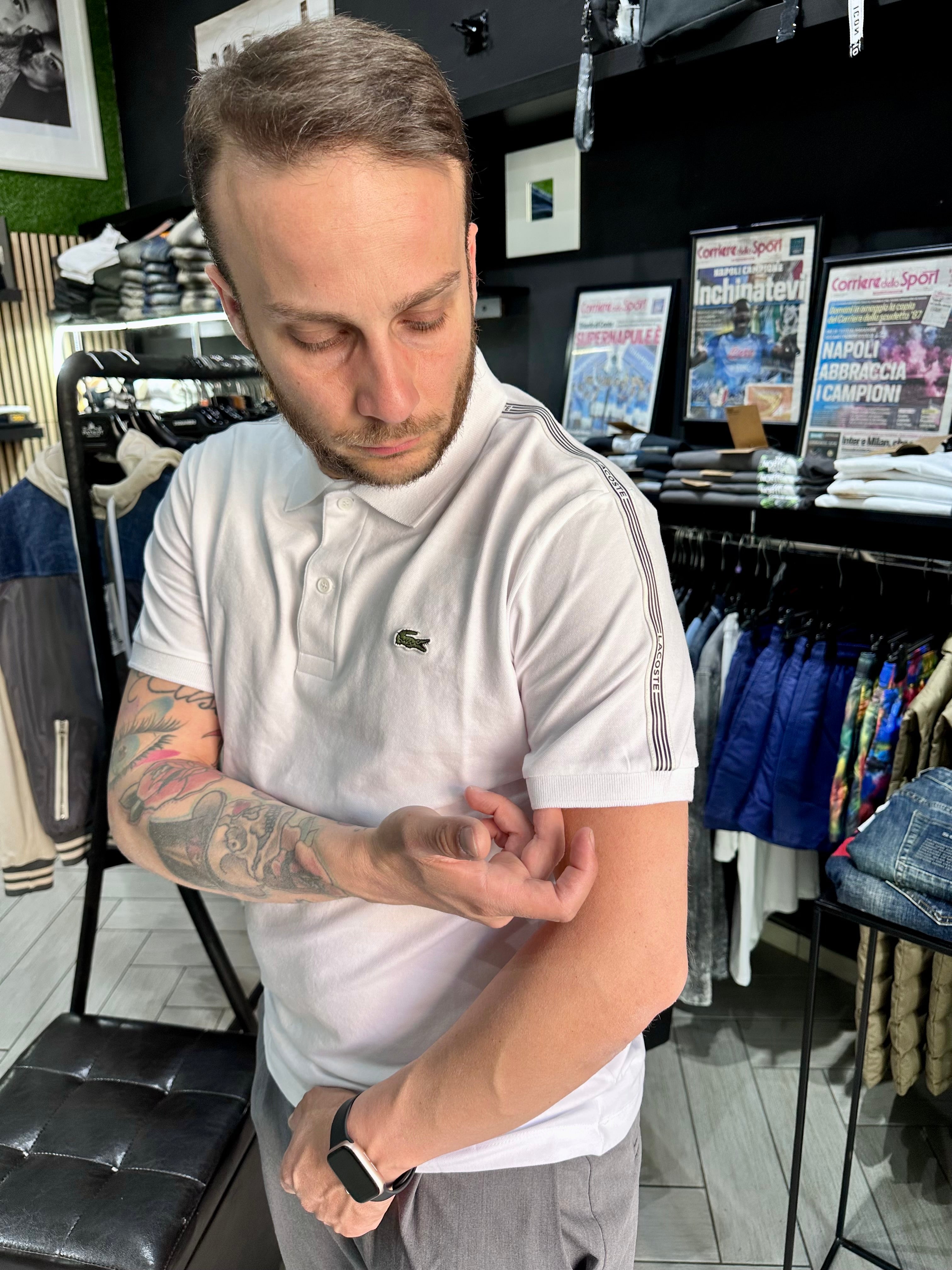 Polo Lacoste con Fasce